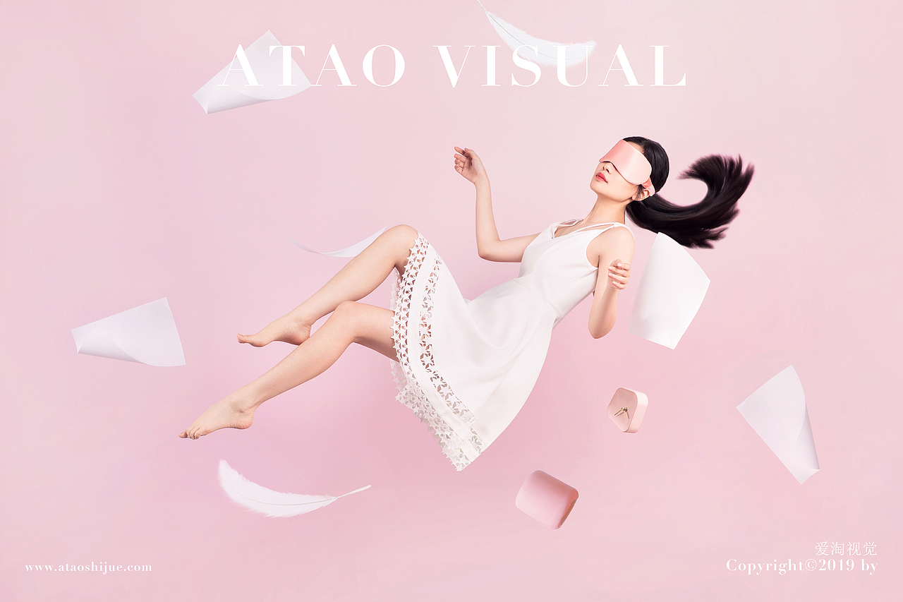 居家眼罩 眼罩模特拍摄 日用家居 | 凡仟文化