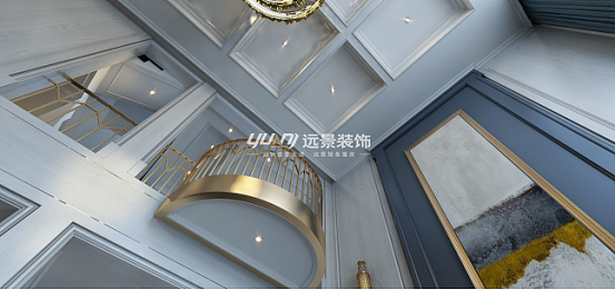 茶园别墅欧麓花园城480平装修-欧式-远景装饰谭伟作品（图ZMTEwNzkwNjEy） - 家装设计 - 站酷设计师重庆室内设计师原创素材 - 站酷ZCOOL