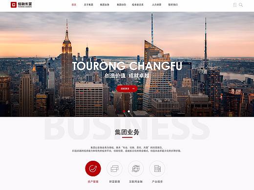 web网页设计（金融类）