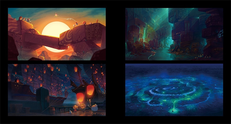 《美食大冒险之英雄烩》同名大电影的艺术设定集