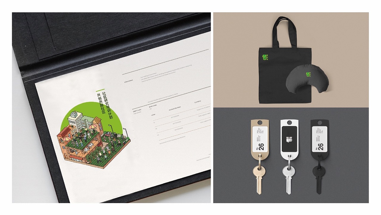 ONE & ONE 社区居民文化服务品牌设计