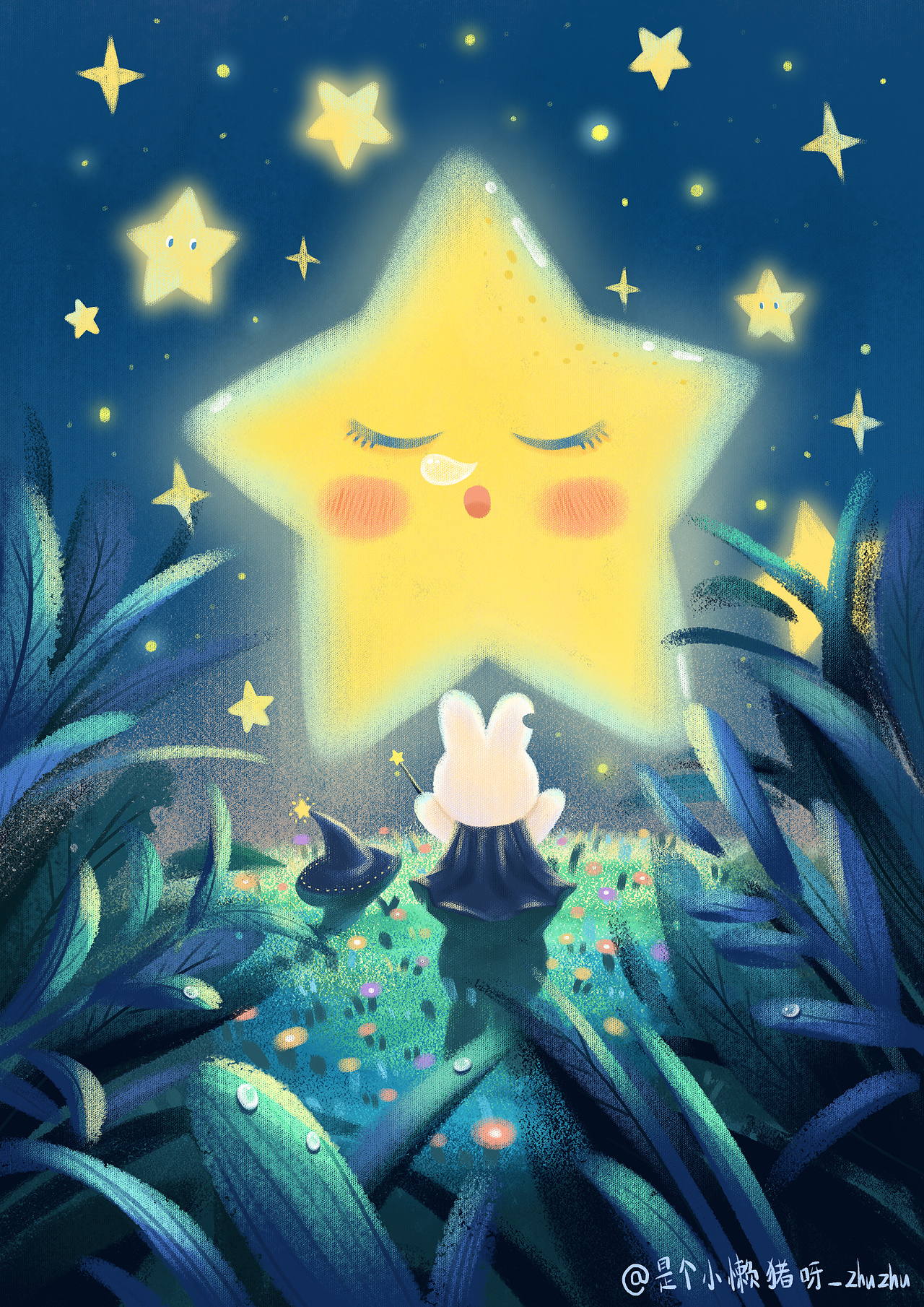 是兔兔魔法师呀～～