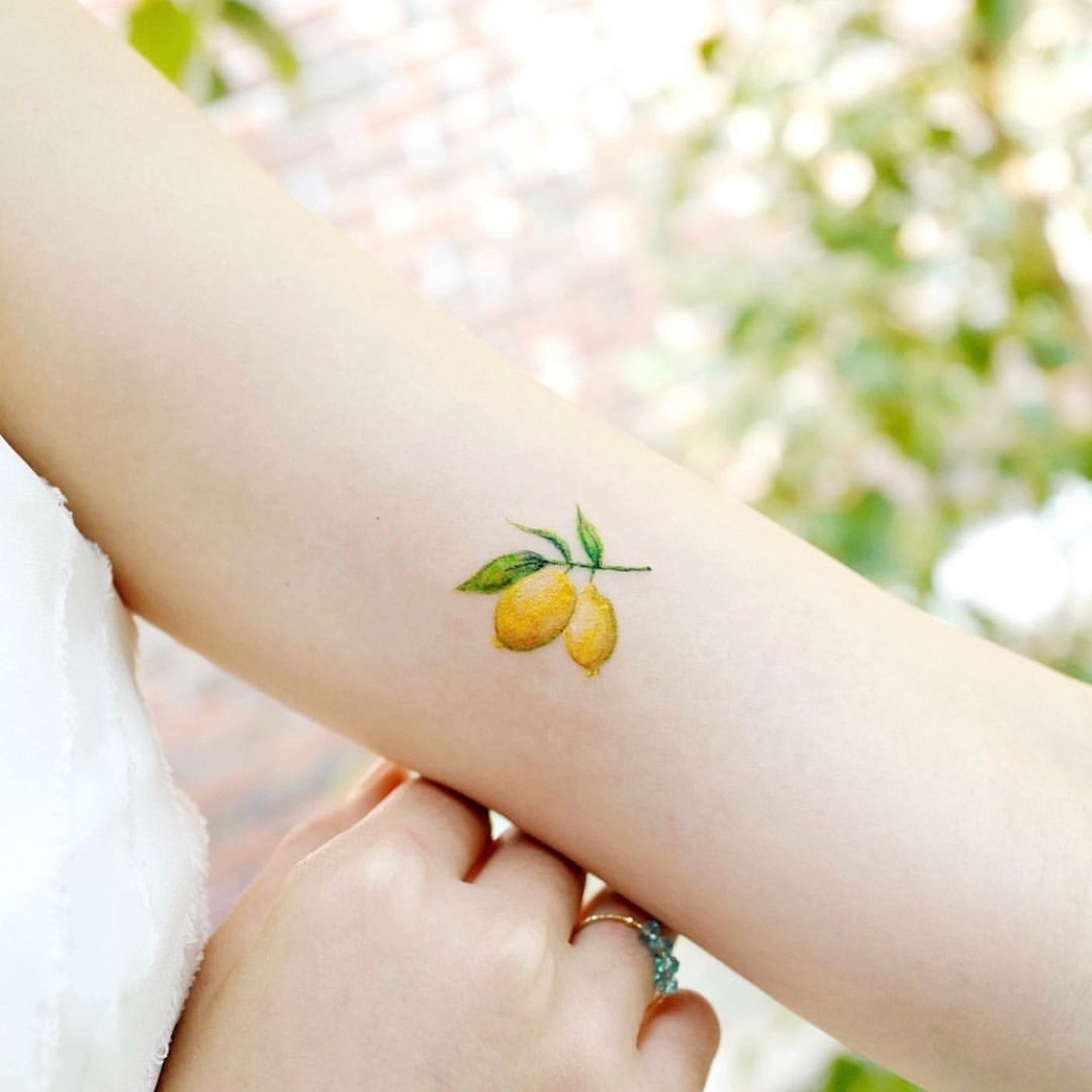 女生小清新纹身图案