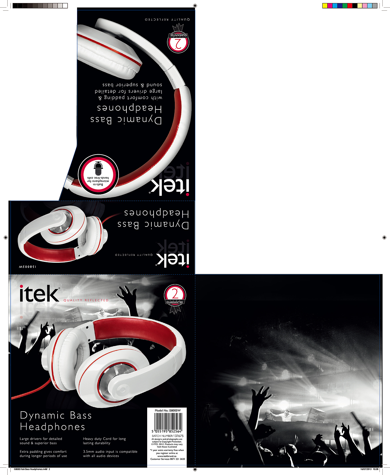 头戴式耳机包装设计