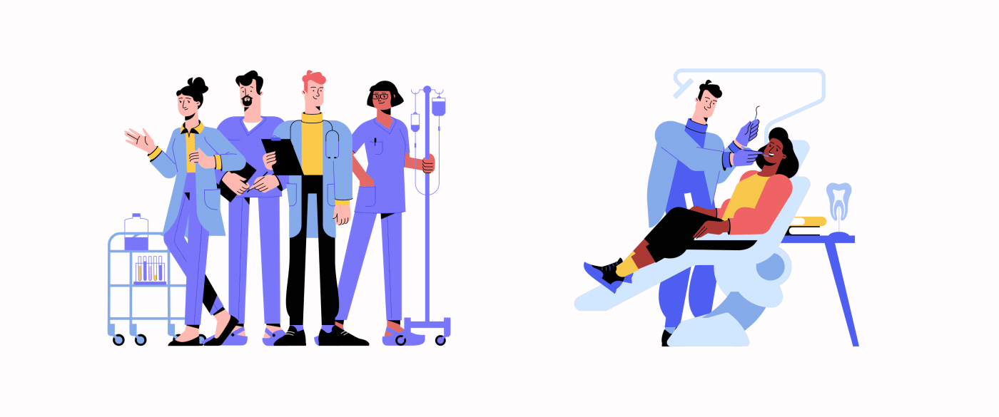 Medical Characters Illustration Pack（图ZMjQ5MDIzNTQw） - 创作习作 - 站酷设计师Shakuro原创素材 - 站酷ZCOOL