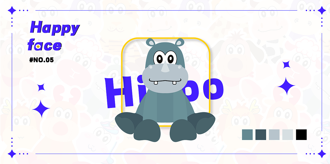 开心笑脸动物系列（图ZMjg4MzU2ODk2） - 玩具 - 站酷设计师窝四原创素材 - 站酷ZCOOL