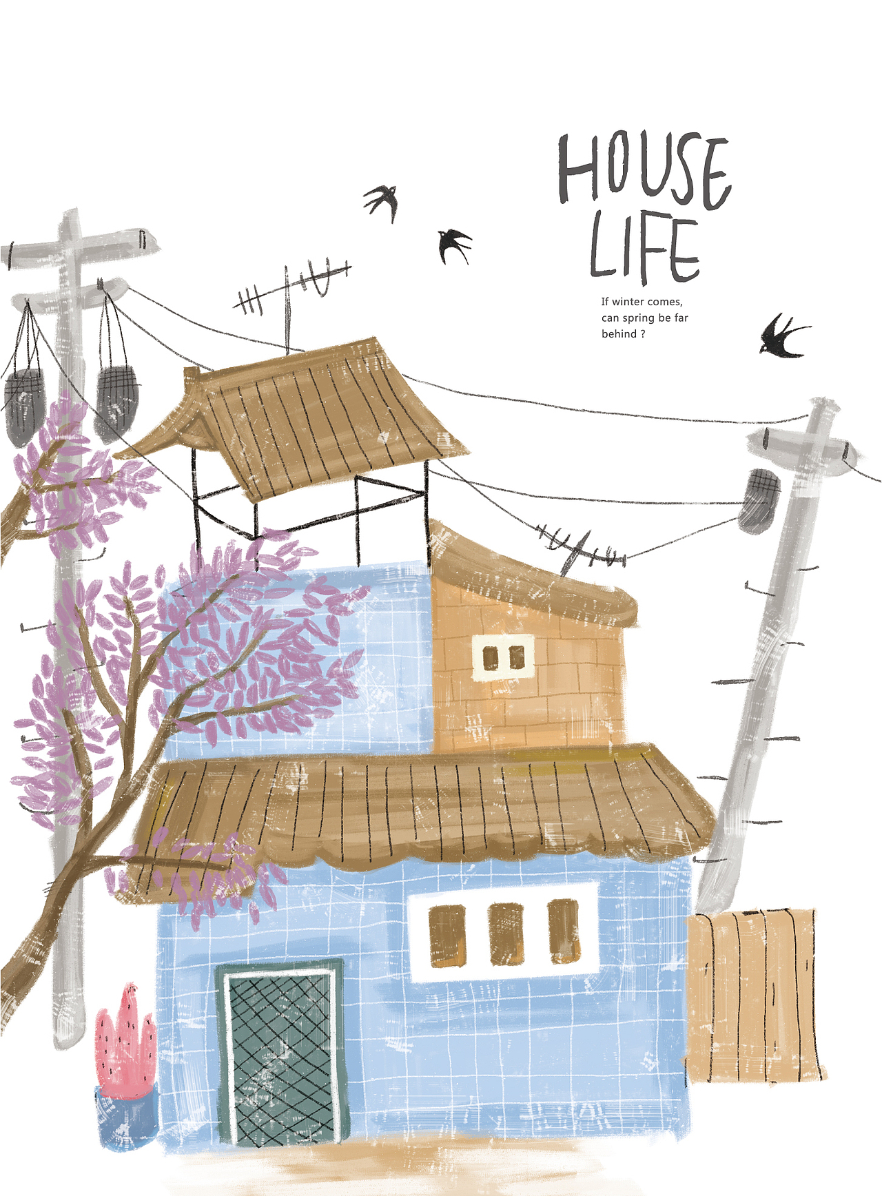 和屋（图ZODA3NTgzMTY=） - 商业插画 - 站酷设计师Bigpie原创素材 - 站酷ZCOOL