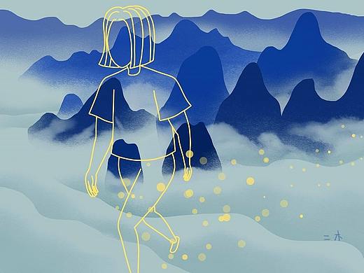 走向你（个人主页-ZMjgxMTUzMjA=） - 创作习作 - 站酷设计师二木mu原创素材 - 站酷ZCOOL