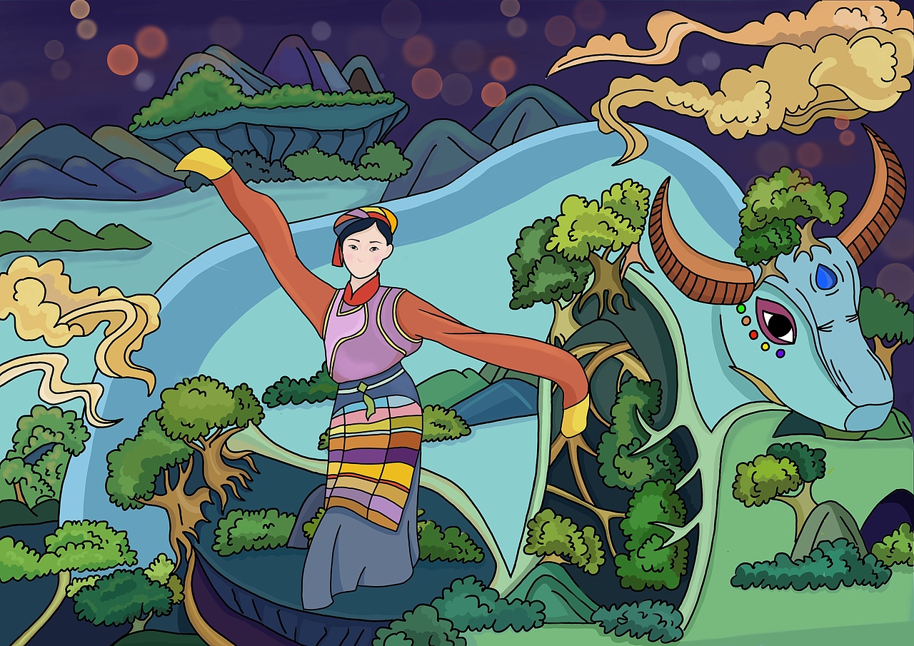 巴塘弦子舞文创