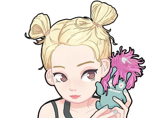 孫彩與她的丑娃-繪畫過程圖（個(gè)人主頁-ZMzUzMjMyMDA=） - 創(chuàng)作習(xí)作 - 站酷設(shè)計(jì)師舛舛原創(chuàng)素材 - 站酷ZCOOL