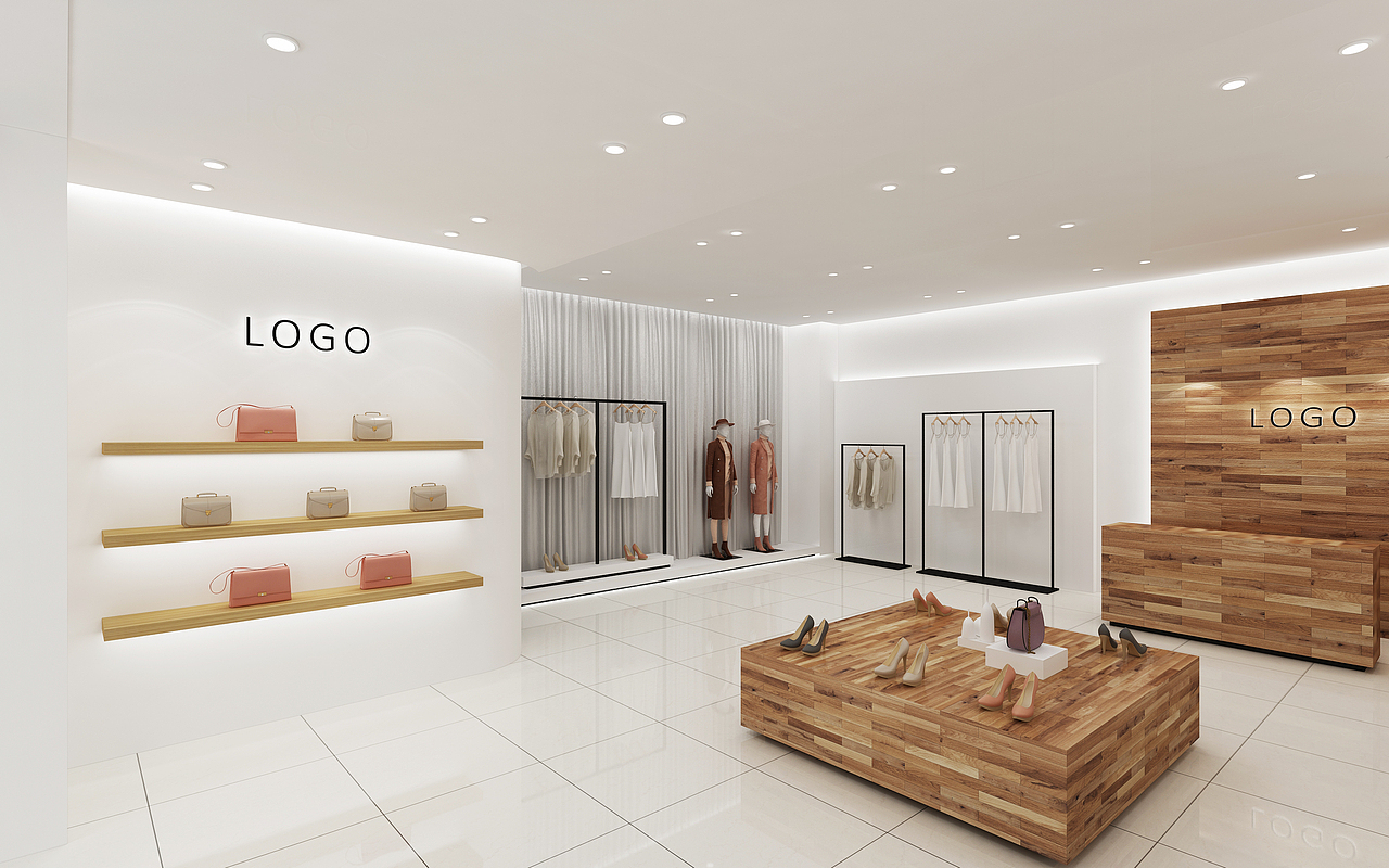 女服装店铺设计（图ZMjczOTY1NjI4） - 建筑/空间 - 站酷设计师Aogni暮念原创素材 - 站酷ZCOOL
