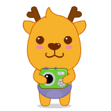 小鹿叮叮卡通表情设计（图ZMjY4NTgyNDQ=） - 网络表情 - 站酷设计师fasterman原创素材 - 站酷ZCOOL