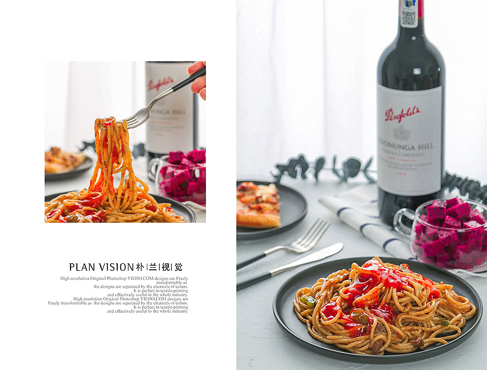 茄汁意面/黑椒牛柳意面,意大利面拍摄 南京美食拍摄