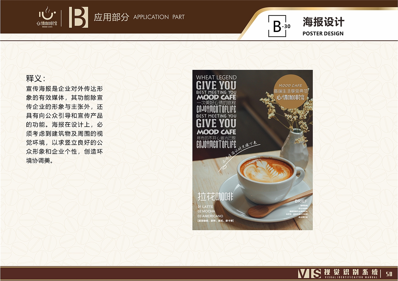 某市心情咖啡馆vis视觉识别系统一套