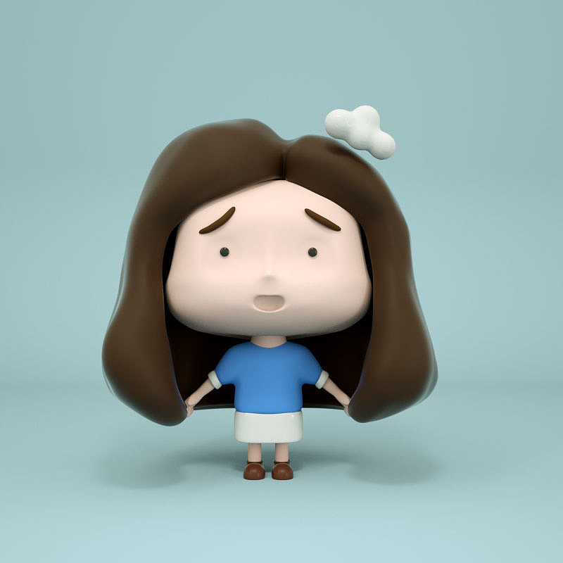 白小云 表情三维