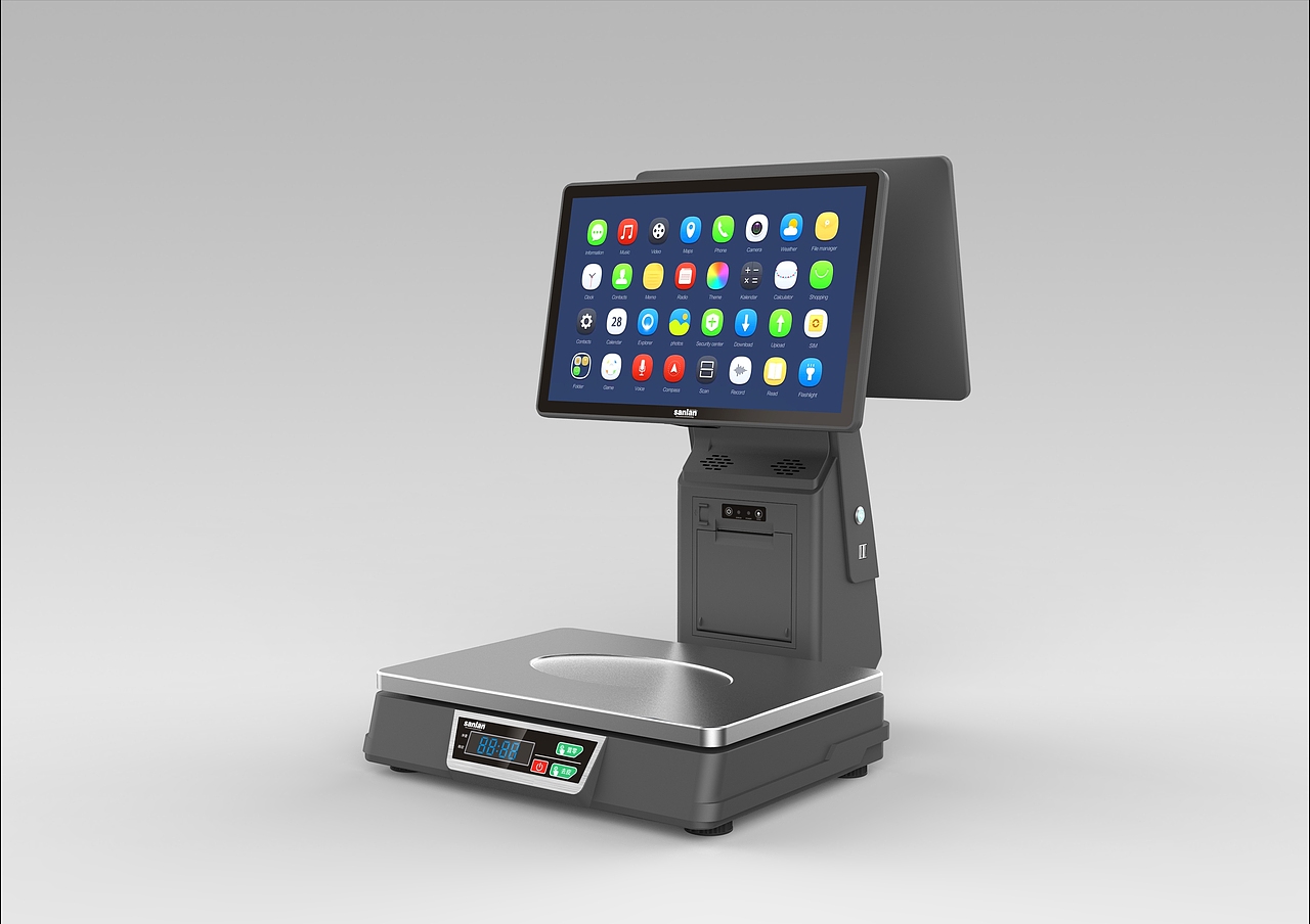 三蓝智能POS收银秤