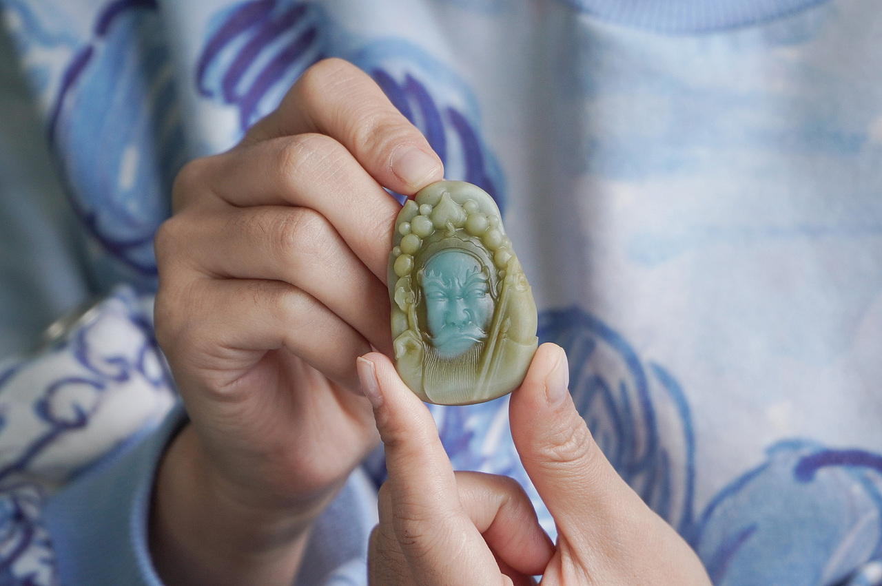 设计师作品|脸谱系列吊坠