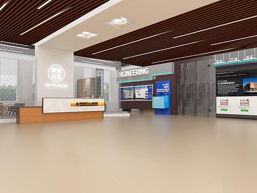 校园大厅以及功能室设计