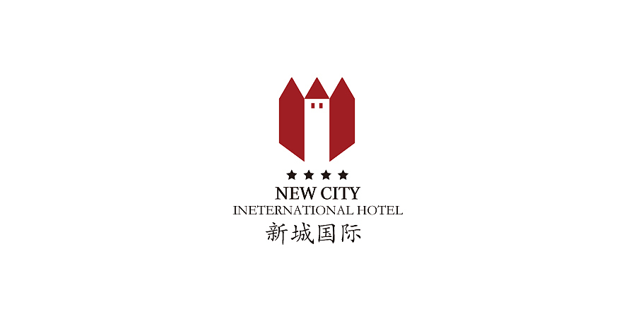 新城国际酒店 四星级（图ZMTI0OTMwNA==） - Logo - 站酷设计师一小块品牌研究原创素材 - 站酷ZCOOL