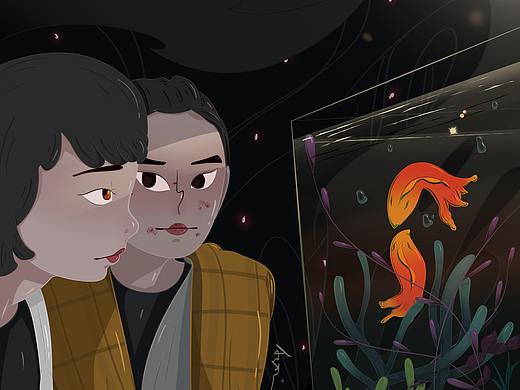 少年的你，會走出去的（個人主頁-ZNDAzODUwNjg=） - 藝術(shù)插畫 - 站酷設(shè)計師As_阿斯原創(chuàng)素材 - 站酷ZCOOL