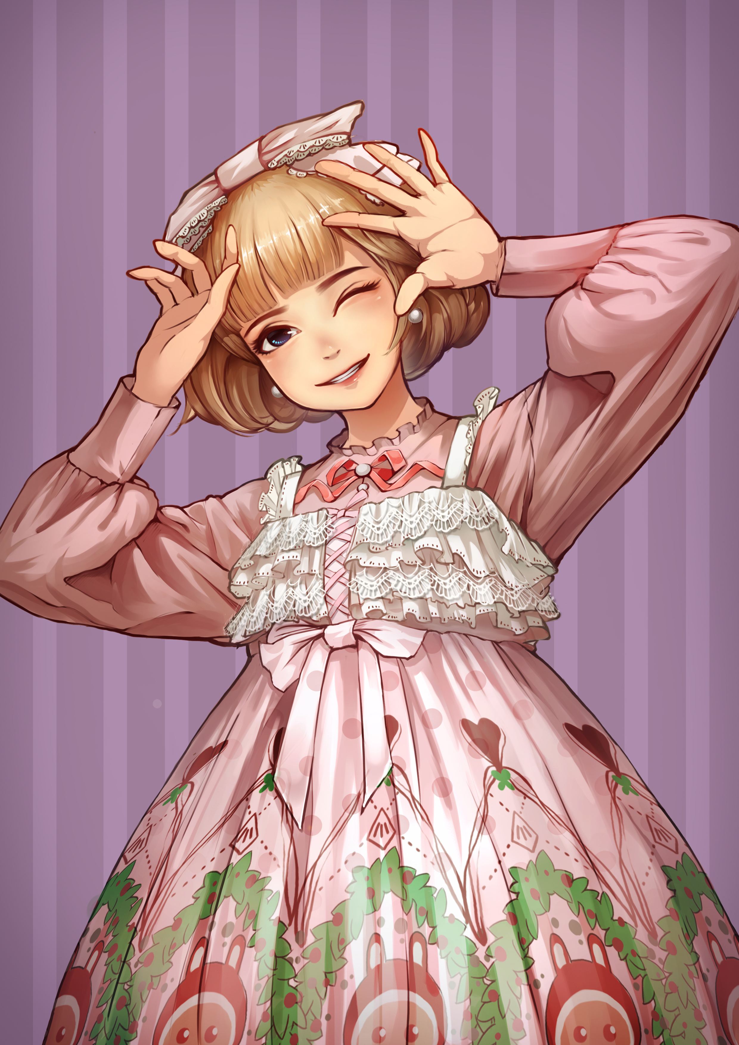 洛丽塔少女|插画|商业插画|小小七_jenney - 原创作品 - 站酷 (zcool)