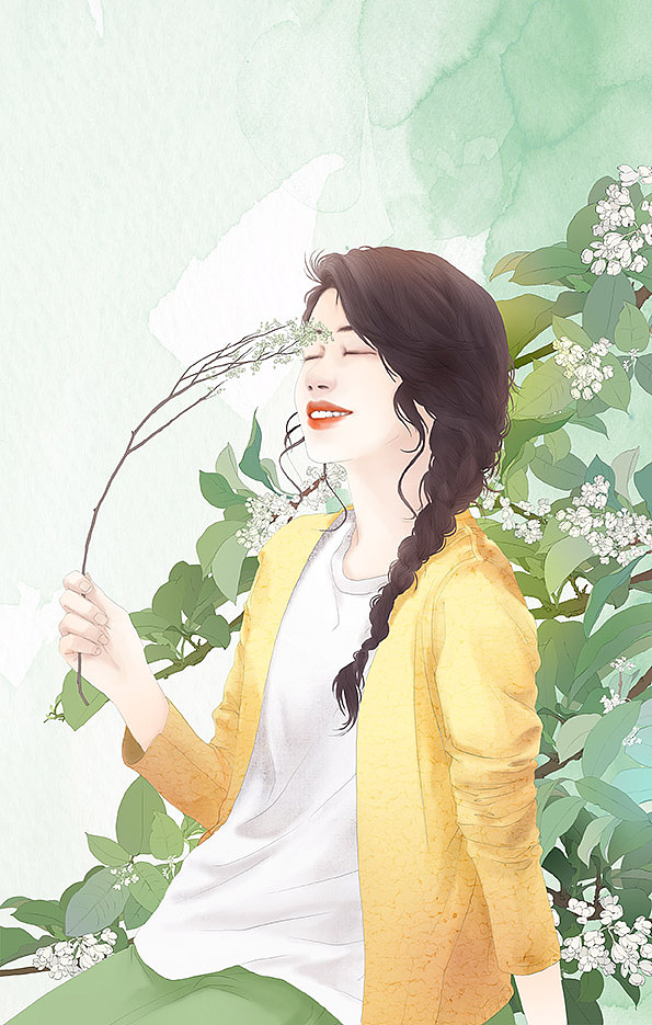 九宫格继续进行中，线稿走起～～～（图ZNzQwOTY4MTI=） - 商业插画 - 站酷设计师詹詹詹小花原创素材 - 站酷ZCOOL