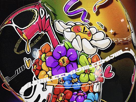 原创 | 彩虹花