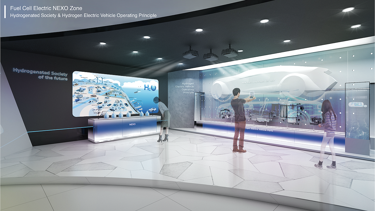 现代汽车（图ZMjY3MzIzMTg4） - 商业空间设计 - 站酷设计师场景美学设计原创素材 - 站酷ZCOOL