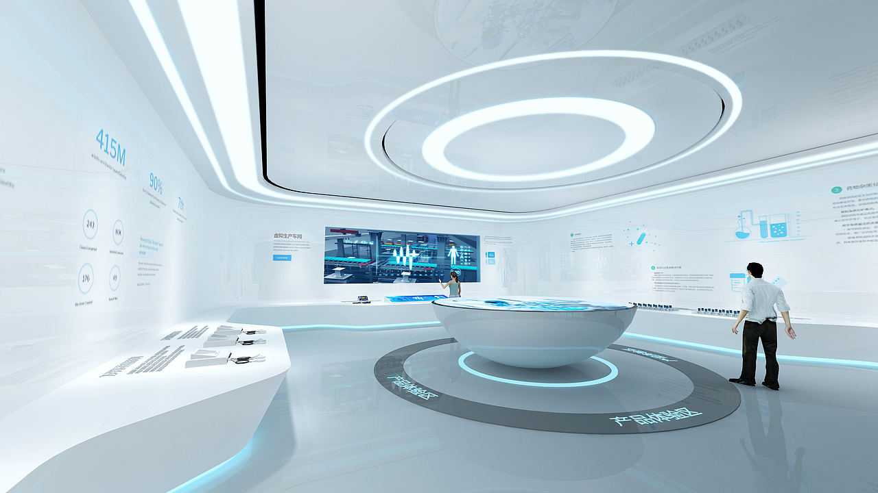 企业展厅（图ZMTMyNDc3NTcy） - 展陈设计 - 站酷设计师山海浮生原创素材 - 站酷ZCOOL