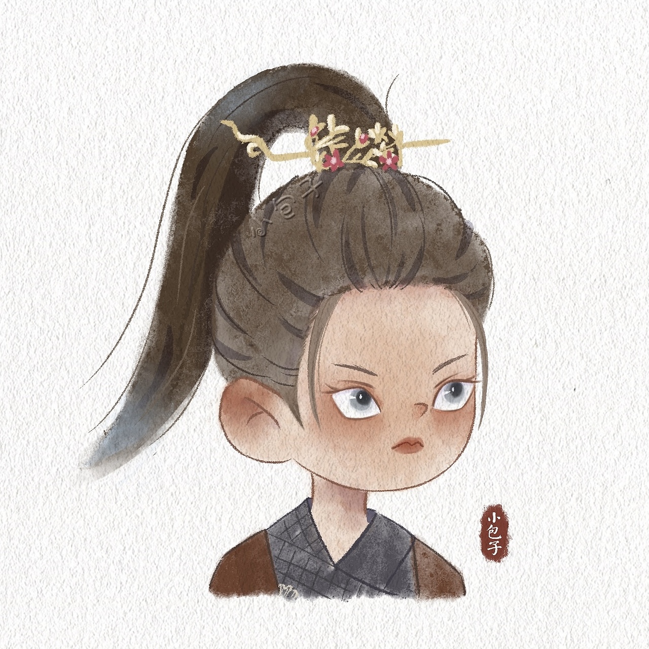 唐朝诡事录头像（图ZMzE4NjM2NjA0） - 儿童插画 - 站酷设计师小包包古灵精怪原创素材 - 站酷ZCOOL