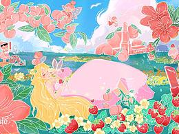 可儿蜜特创意插画设计