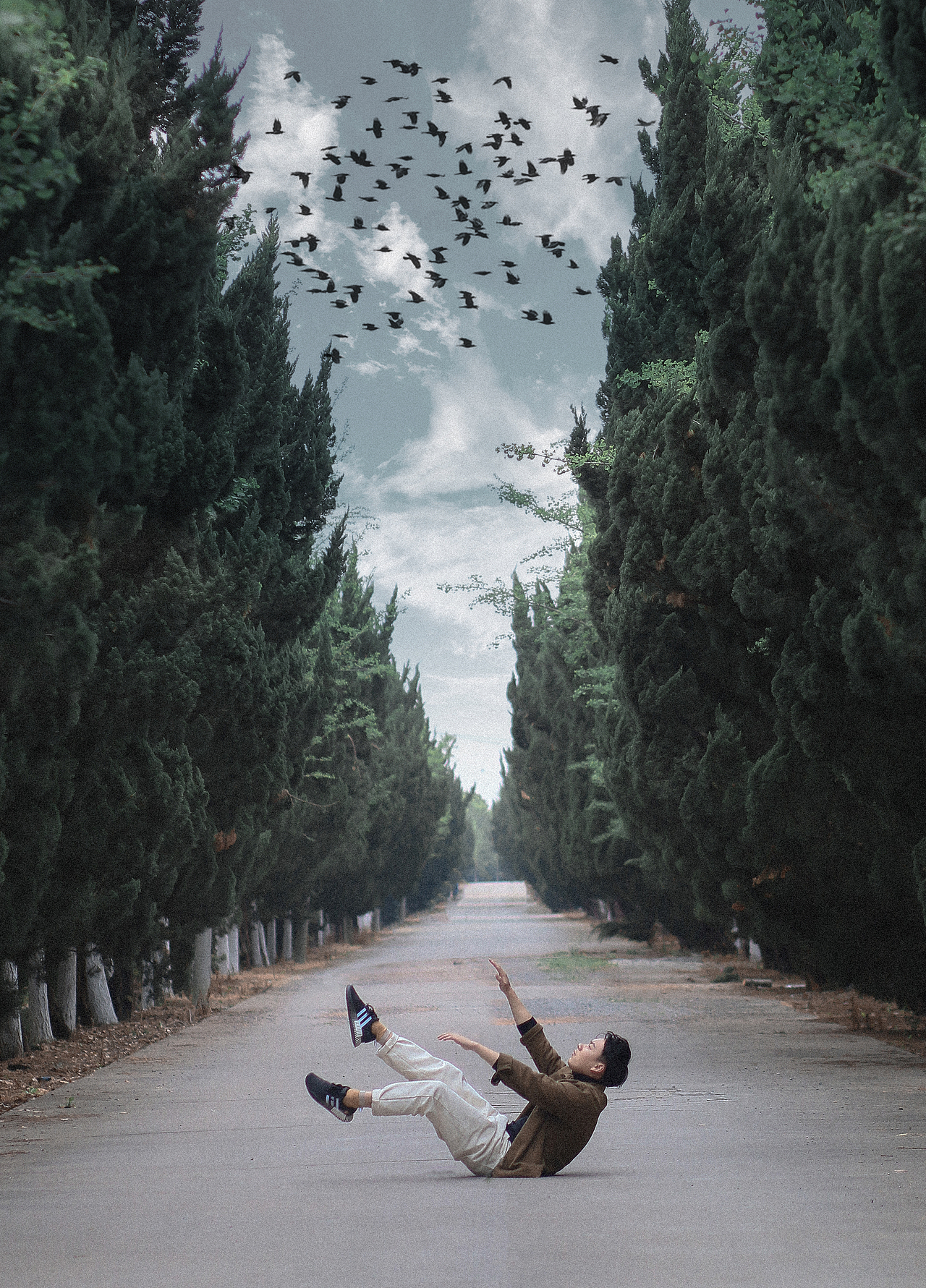 孤独从四面八方涌来将我吞噬（图ZMjA3MzYwOTI0） - 人像摄影 - 站酷设计师12点29分原创素材 - 站酷ZCOOL