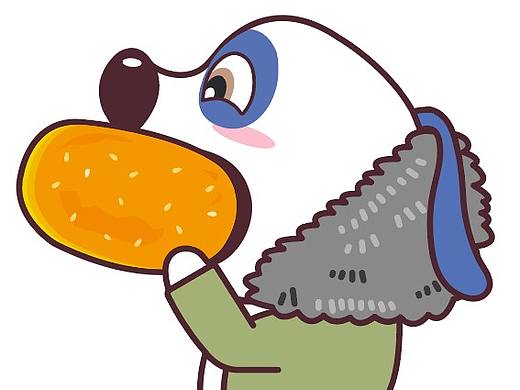 汉克狗吃热狗