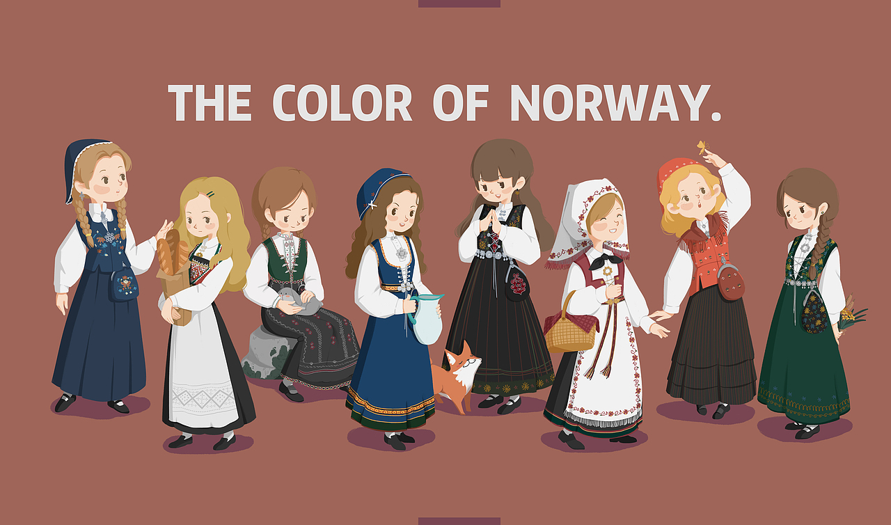 [插畫練習(xí)] 挪威之色（圖ZMTkwMjQxOTM2） - 創(chuàng)作習(xí)作 - 站酷設(shè)計(jì)師五五蚊原創(chuàng)素材 - 站酷ZCOOL