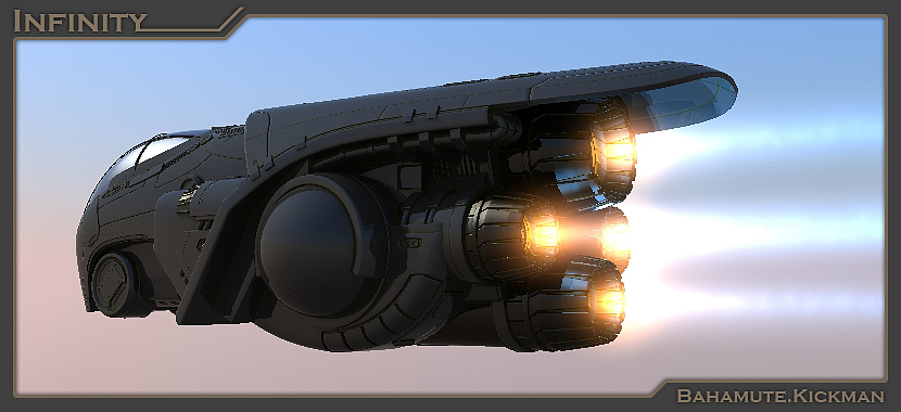 小型个人3d飞船一条