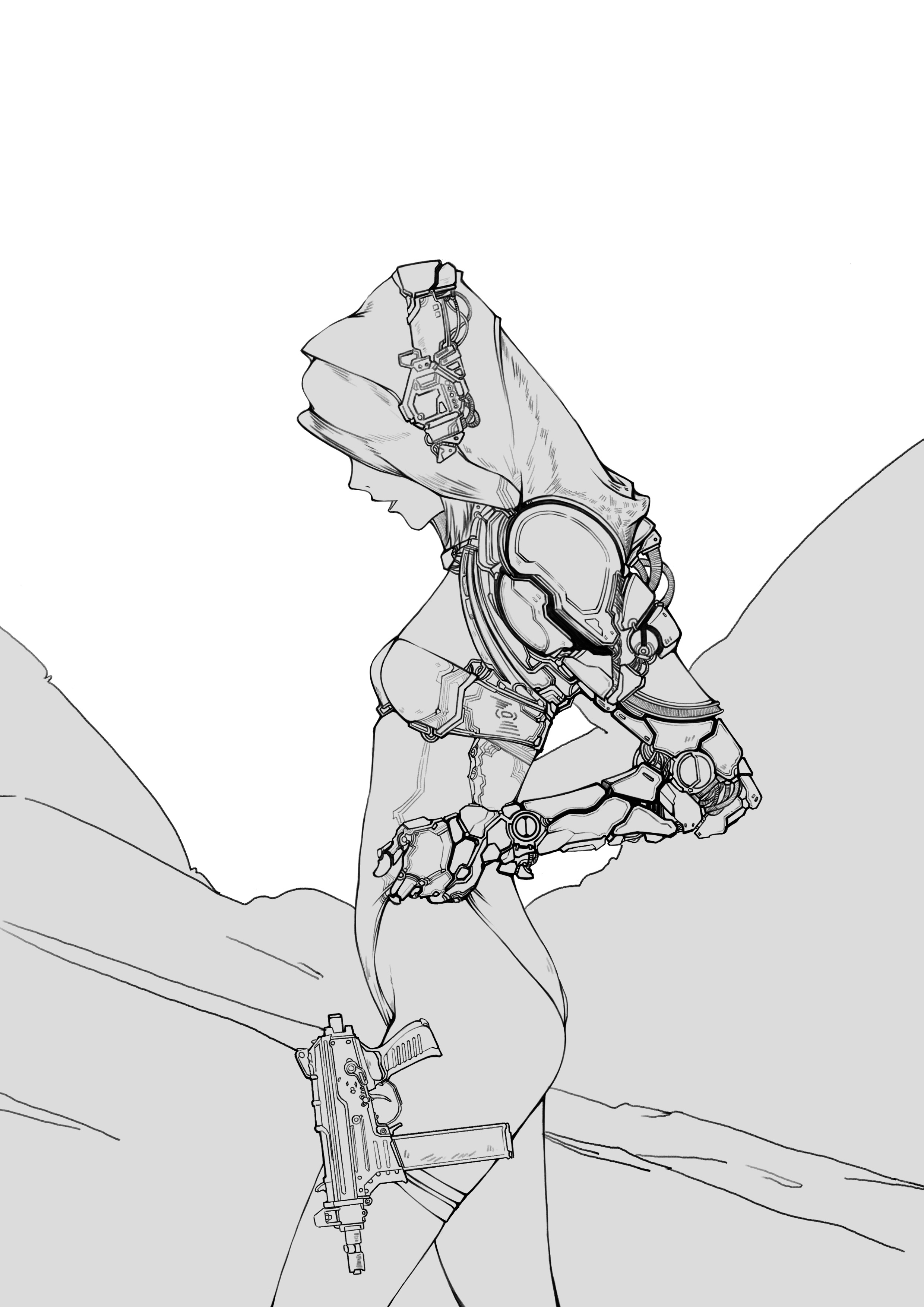 cyberpunk人物设计