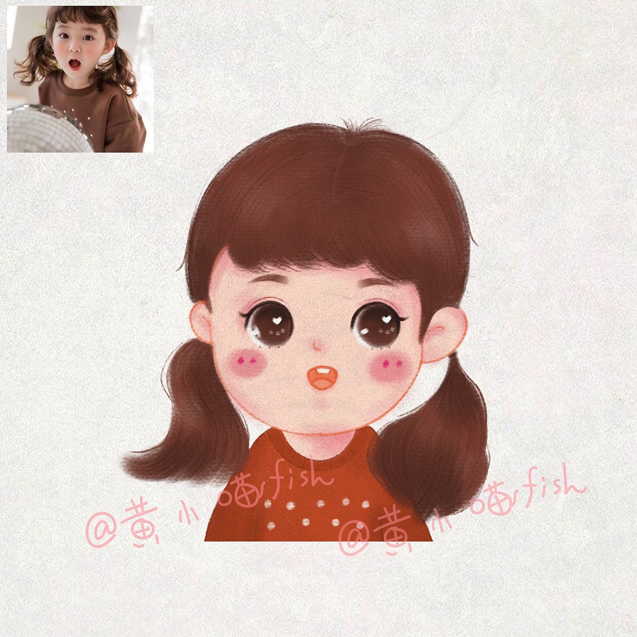 原创可爱头像（图ZMTkxMTIzNjY4） - 创作习作 - 站酷设计师黄小喵fish原创素材 - 站酷ZCOOL