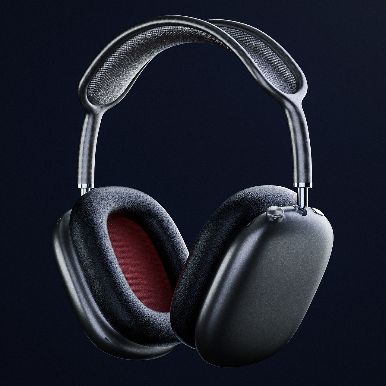 头戴式蓝牙耳机产品渲染|三维|产品|sun_xiaodan - 原创作品 - 站酷