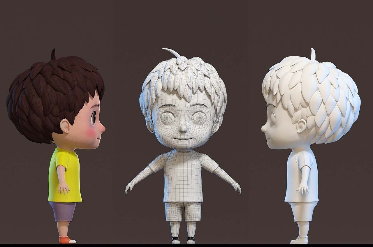 影视动画 建模 maya教程 3d建模 卡通角色|三维|人物/生物|老山羊的家