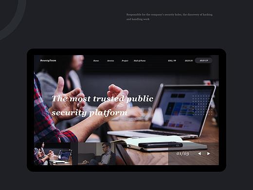 企业网站-安全hacker设计方案（个人主页-ZNDEyNjM2NTI=） - 企业官网 - 站酷设计师好了没啊原创素材 - 站酷ZCOOL