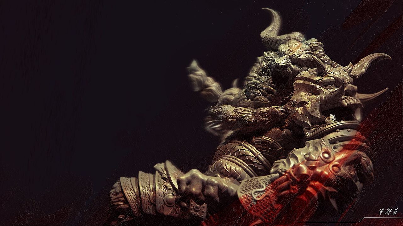 《斗战神 - 牛魔王》（图ZMTQ1MDA4MjM2） - 人物/生物 - 站酷设计师CCJ_IDEA原创素材 - 站酷ZCOOL