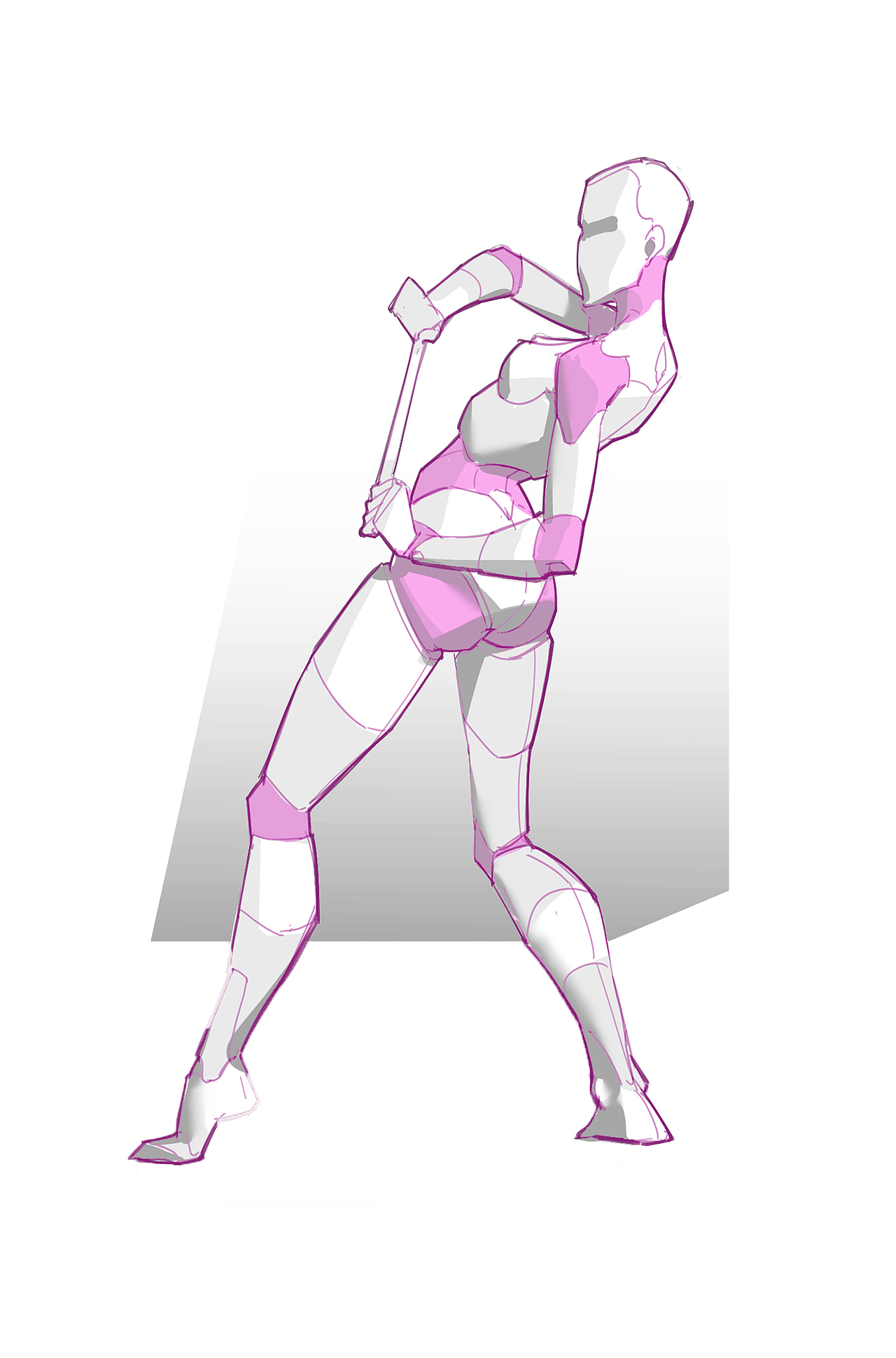 人体动态怎么画？分享一组动态练习素材（图ZMjY4NDE3NjAw） - 创作习作 - 站酷设计师大木画画原创素材 - 站酷ZCOOL