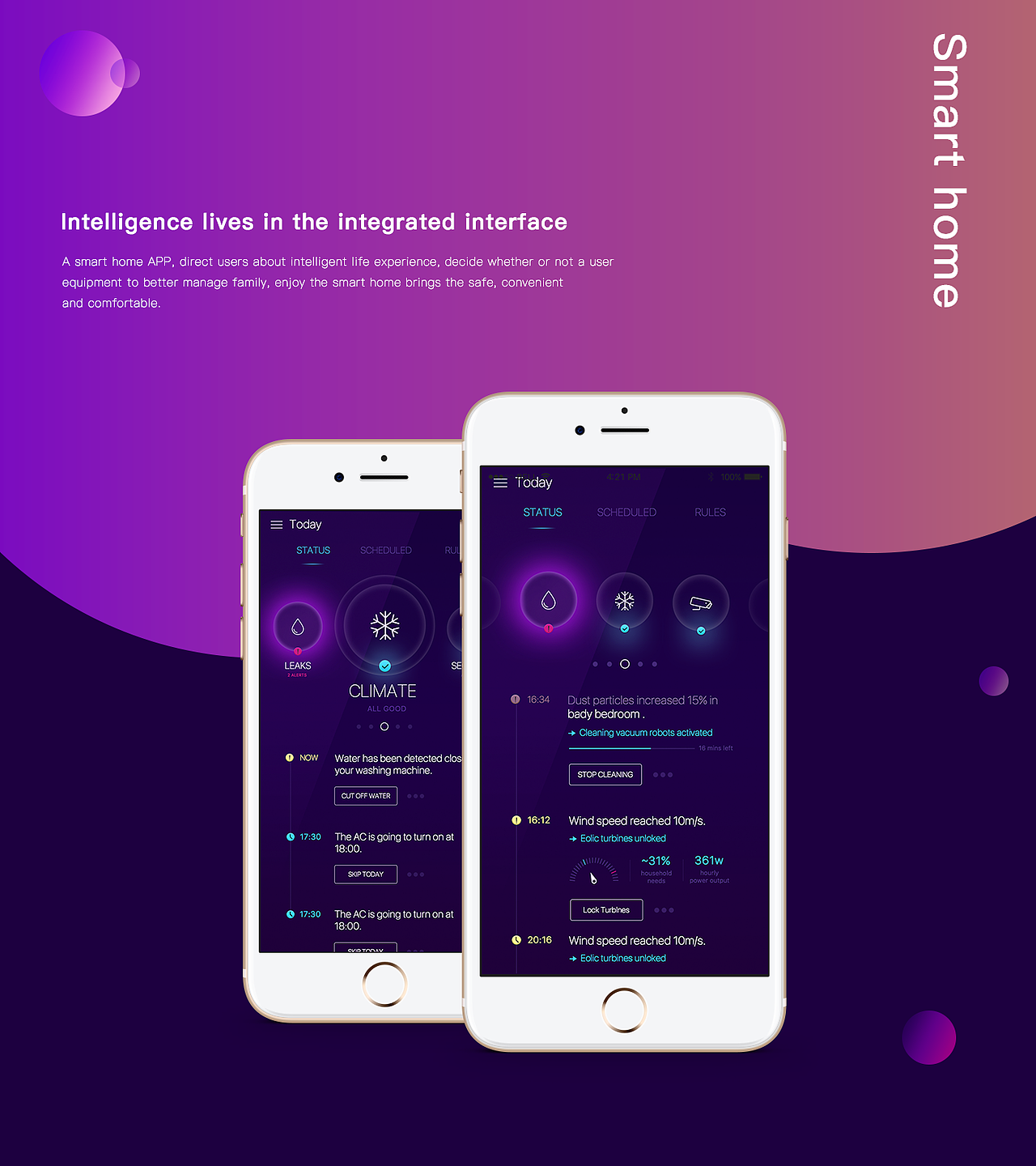 智能家居界面（图ZNzYyOTM5MzY=） - APP界面 - 站酷设计师搁浅楚留香原创素材 - 站酷ZCOOL