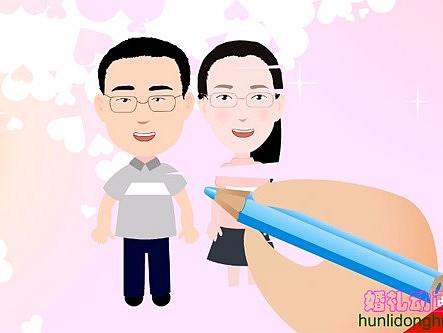 婚礼大屏幕放什么?婚礼LED大屏放婚礼创意短片爱情动画