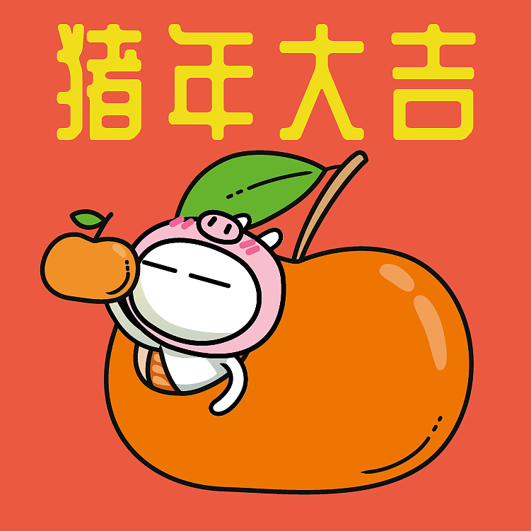 tuzki小图|插画|其他插画|一根鸡毛飞上天 - 原创