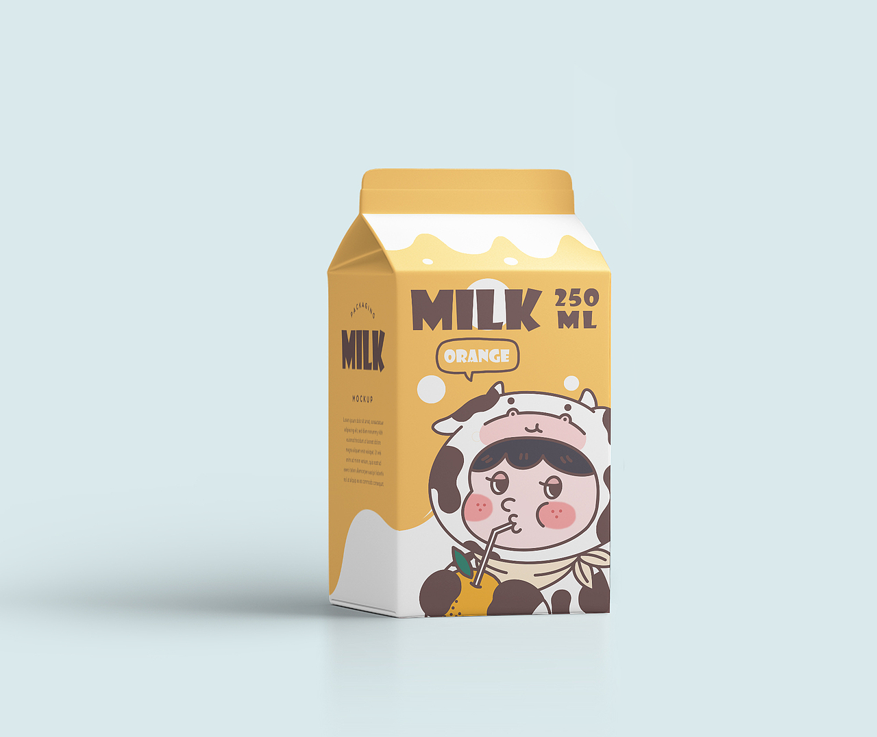 牛奶盒包装设计