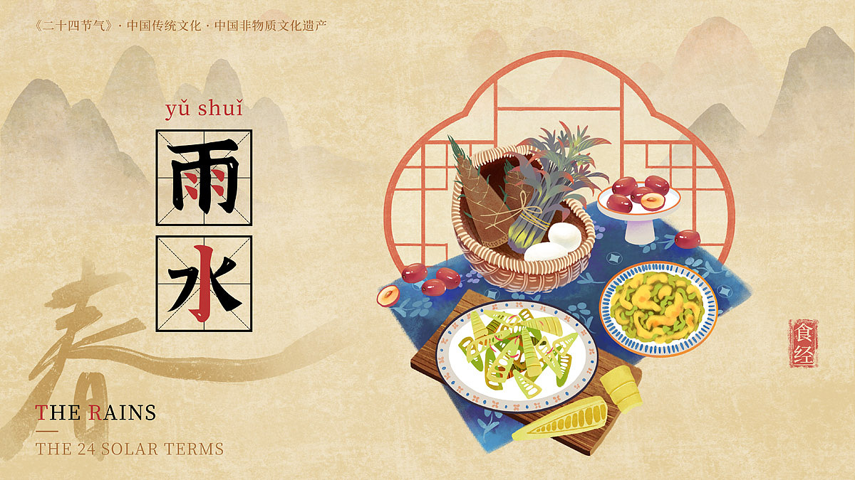 春分吃春菜:春笋、香椿等,专属春天的青菜,应季营养;春天吃香甜的红枣,寓意整年生活甜甜蜜蜜。