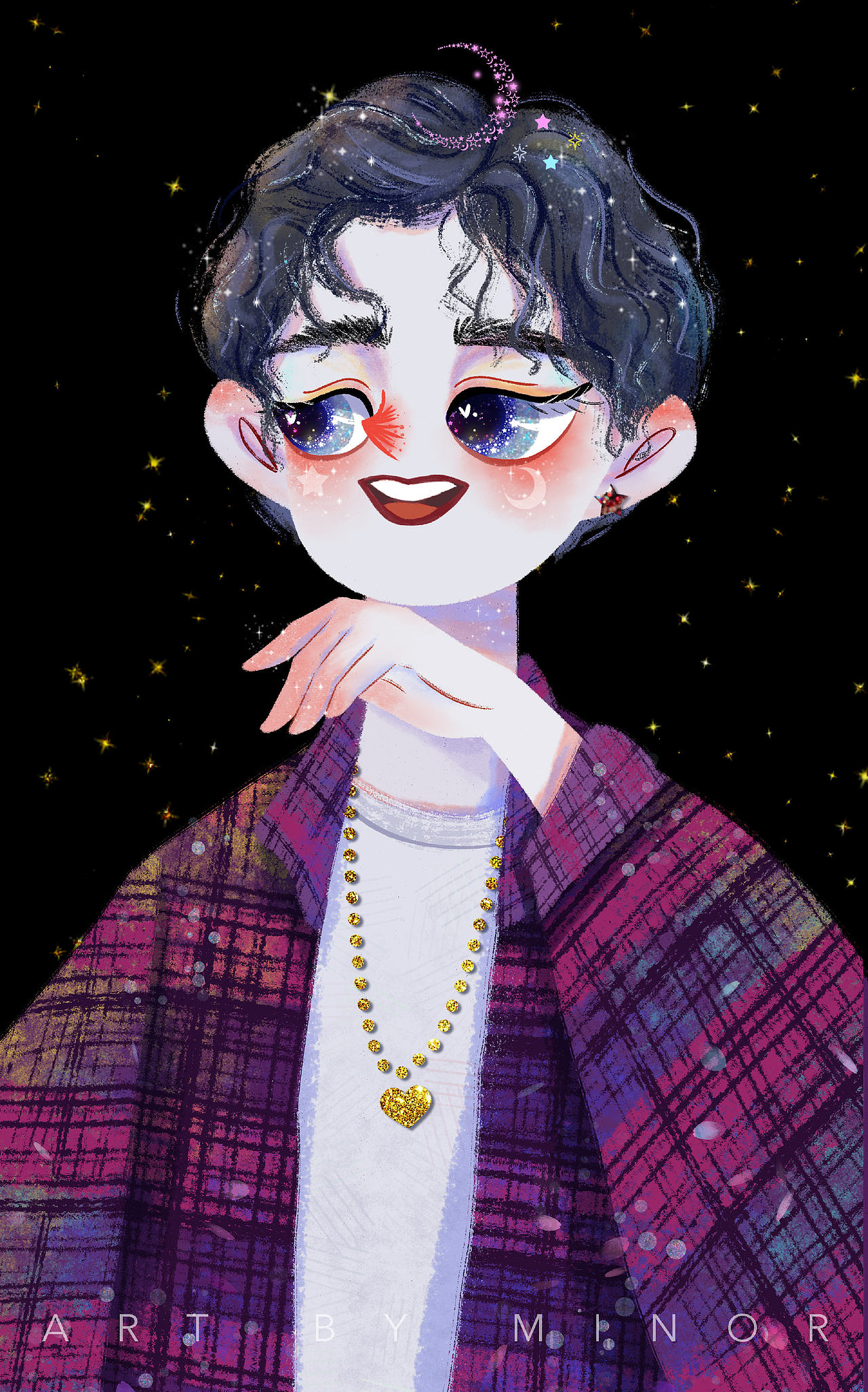 男生插画（图ZMzAzNzQ0NjIw） - 商业插画 - 站酷设计师moni插画原创素材 - 站酷ZCOOL