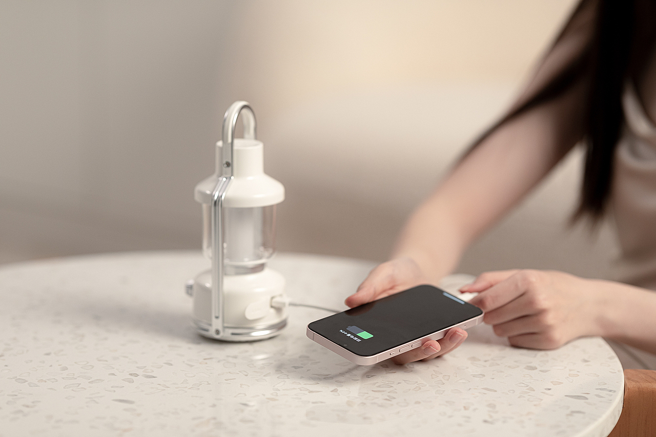 品牌案例丨叁活圆形露营灯