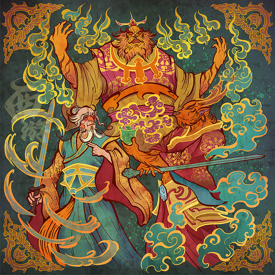 西游降魔记 续集（图ZMzEwMzIwOTMy） - 绘本 - 站酷设计师椿树工作室原创素材 - 站酷ZCOOL